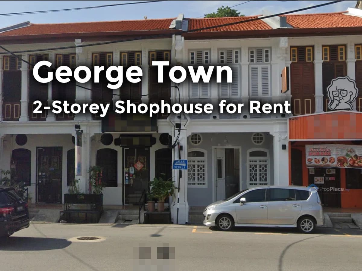 Georgetown 2-Storey Shophouse for Rent | Main Road Frontage